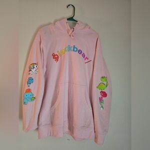 Blackbear Pink Rainbow Hoodie. Mens Size Medium